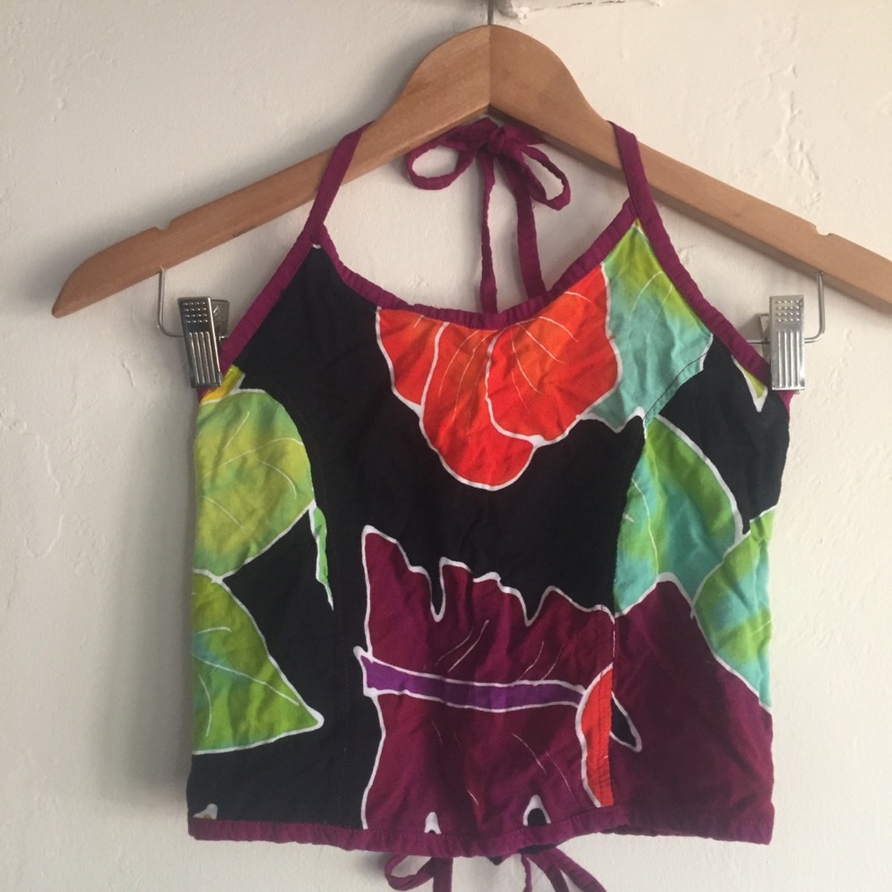 🌵Festival halter crop top